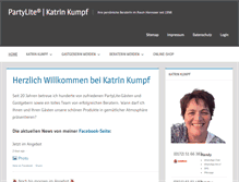 Tablet Screenshot of kumpf-kerzenparty.de